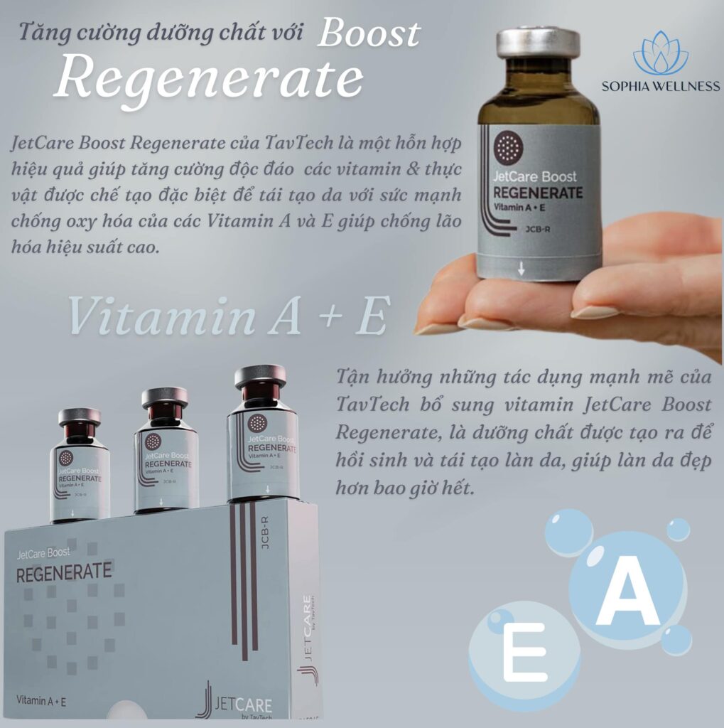 04 bước liệu trình dưỡng chất của Meso không kim (JETPEEL không xâm lấn) tại Sophia Wellness