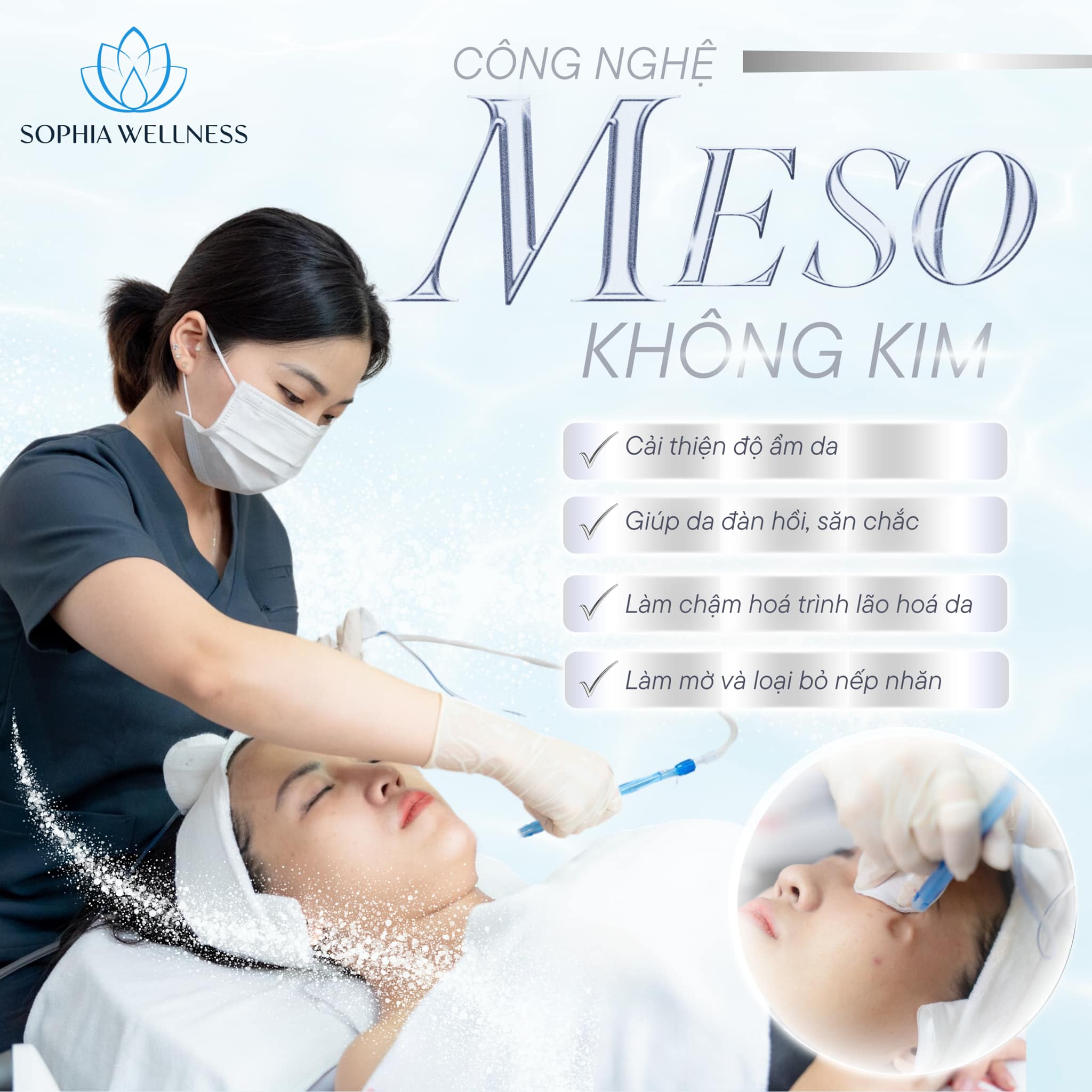 JetPeel không xâm lấn - Bí quyết cho làn da căng bóng với công nghệ Meso không kim