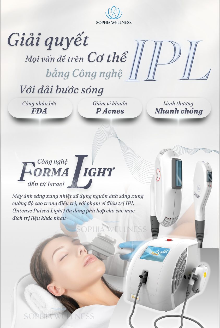 Giải quyết mọi vấn đề trên cơ thể bằng Công nghệ IPL – INTENSE PULSED LIGHT – Xu hướng điều trị mới bằng ánh sáng cường độ cao