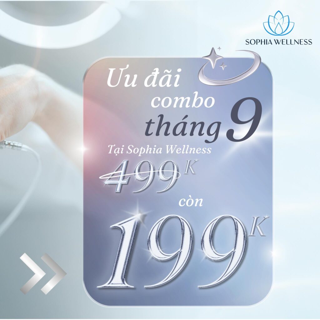 Ưu đãi tháng 9 – Đánh bay nỗi lo mụn dai dẳng cùng quy trình kiểm soát mụn chuẩn y khoa tại Sophia Wellness