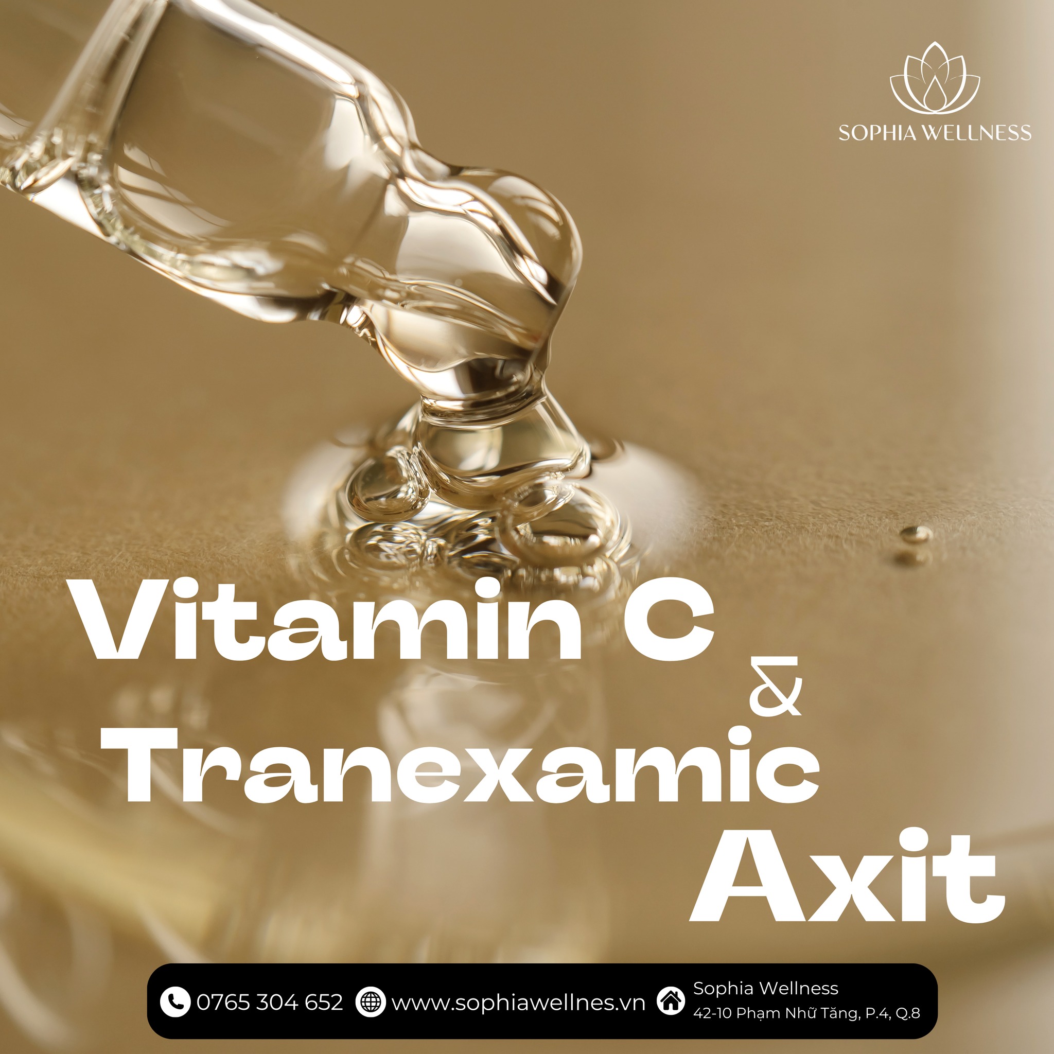 Gấp đôi hiệu quả cải thiện thâm & nám cùng phác đồ điều trị kết hợp Vitamin C & Tranexamic Axit