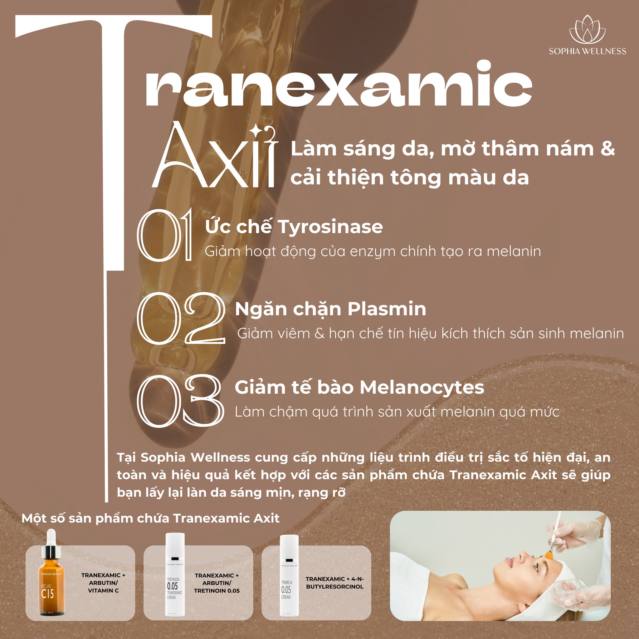 Gấp đôi hiệu quả cải thiện thâm & nám cùng phác đồ điều trị kết hợp Vitamin C & Tranexamic Axit