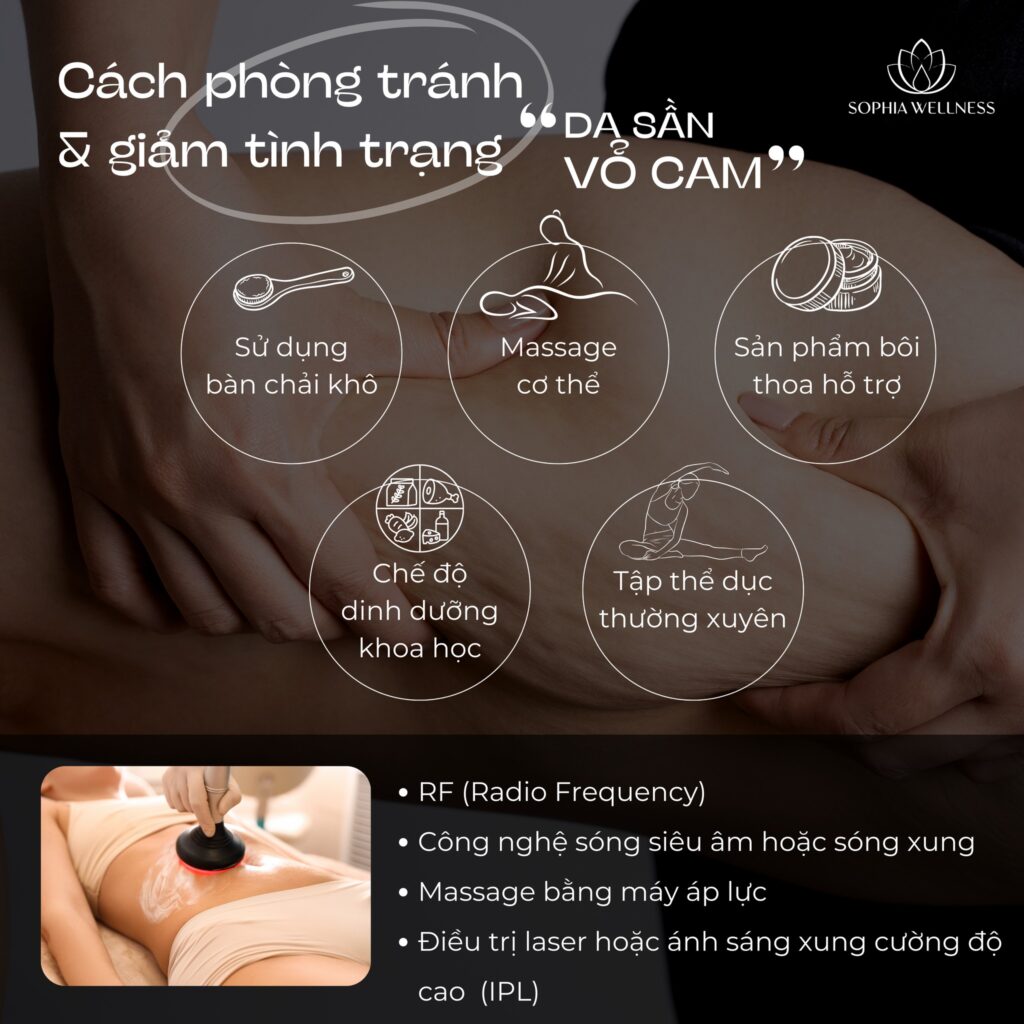 Da sần vỏ cam - Làm sao loại bỏ? Trải nghiệm liệu pháp công nghệ cao hàng đầu tại Sophia Wellness