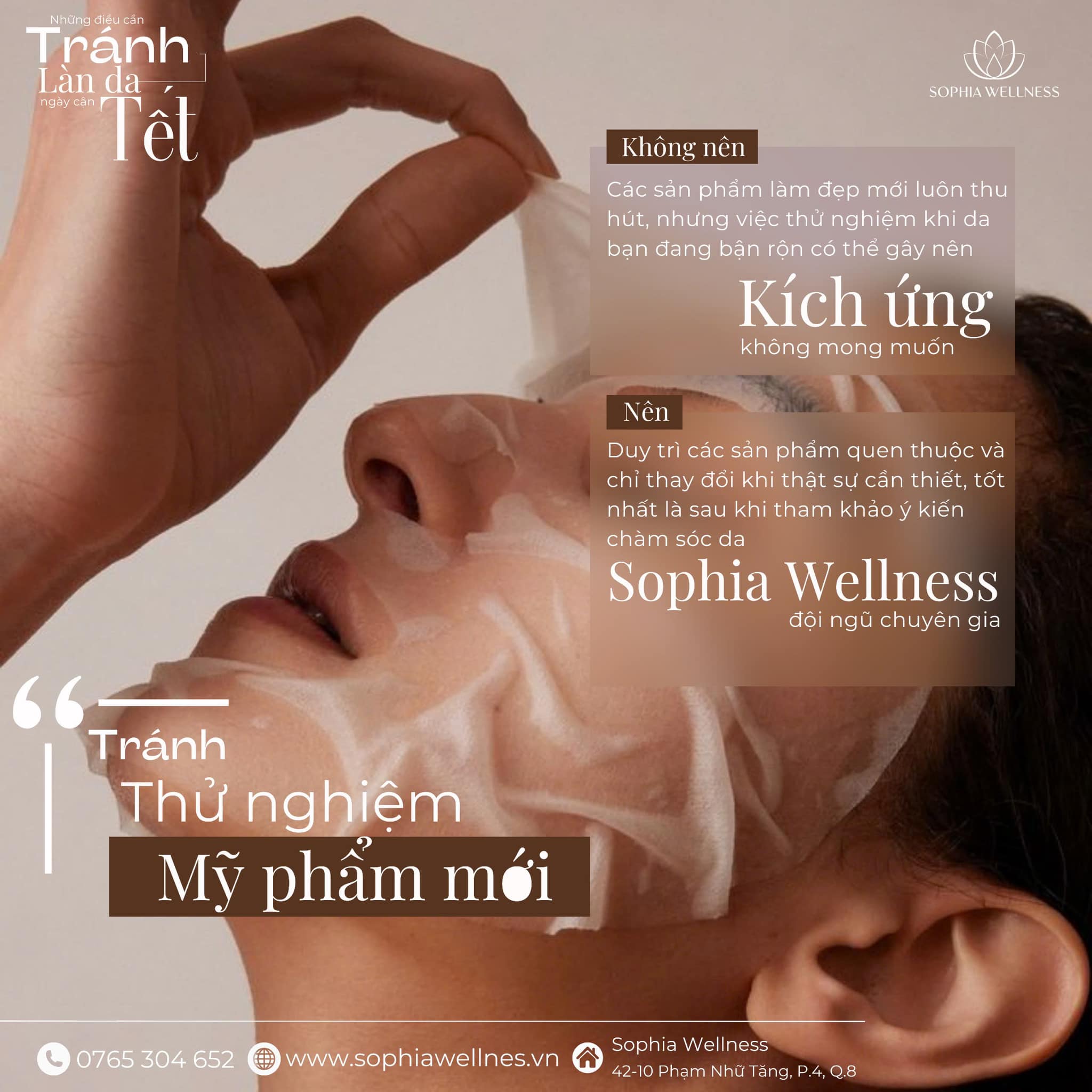 Những điều cần tránh làm cho làn da những ngày cận Tết!