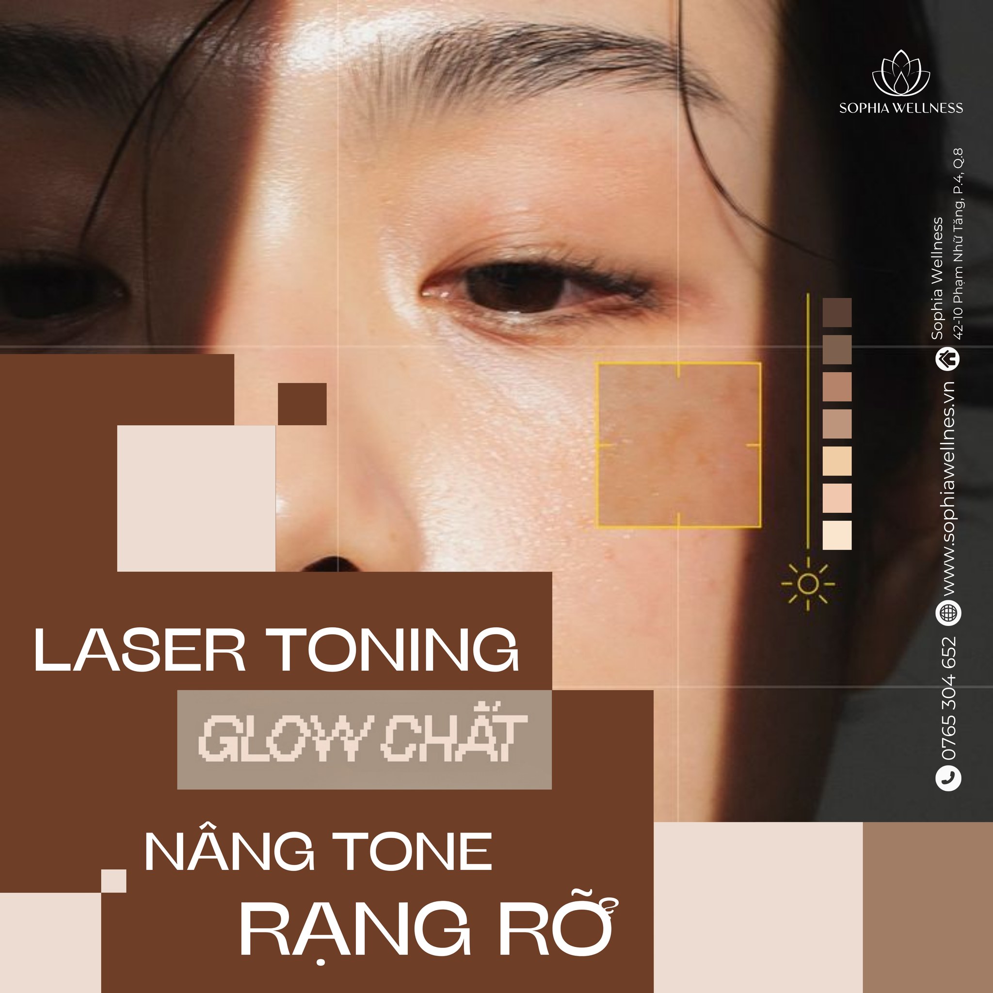 "Xé túi mù" ưu đãi chăm da đầu năm tại Sophia Wellness - Glow chất - Da sáng rạng rỡ cùng Laser Toning 