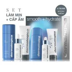 Bộ làm mịn + cấp ẩm - smooth + hydrate