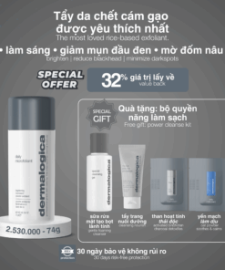 Daily Microfoliant - Bột cám gạo tẩy da chết tái tạo da hằng ngày