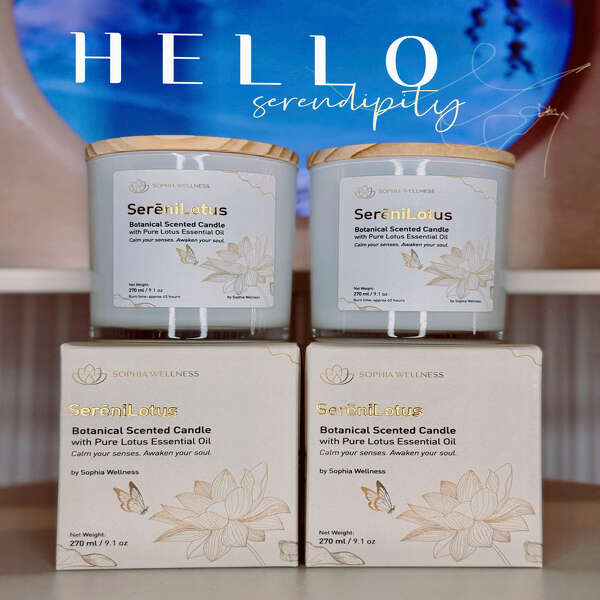 Nến thơm Hoa Sen Trắng 315ml