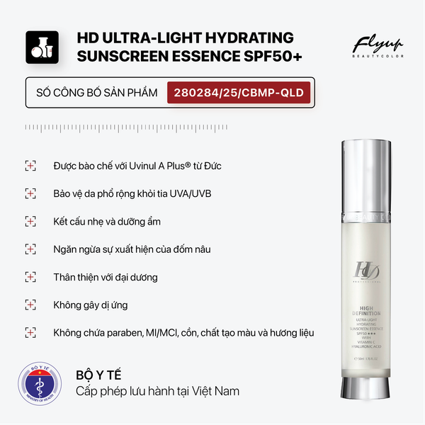 Alternative view of 【FLY UP】HD ULTRA-LIGHT HYDRATING SUNSCREEN ESSENCE SPF50 - Kem chống nắng cấp ẩm